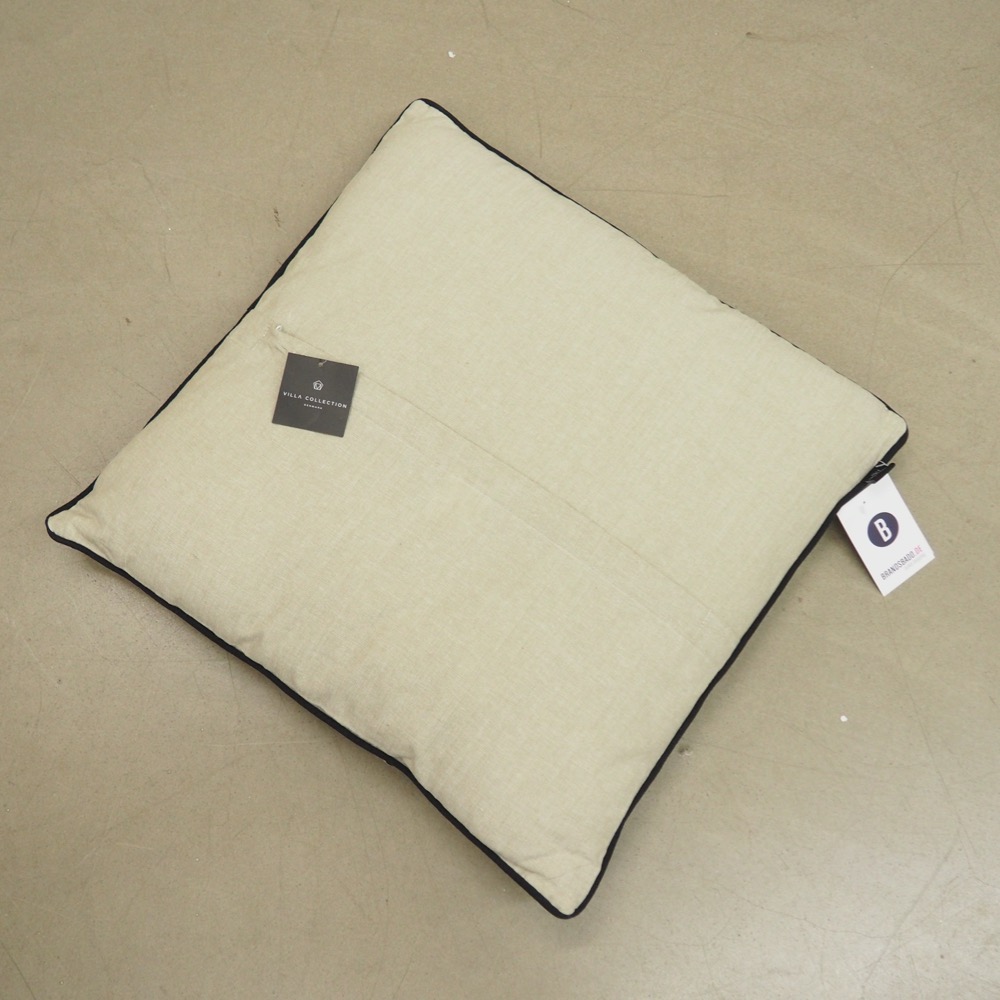 Deko-Kissenhülle Angeline 45x45cm Füllung beige braun schwarz