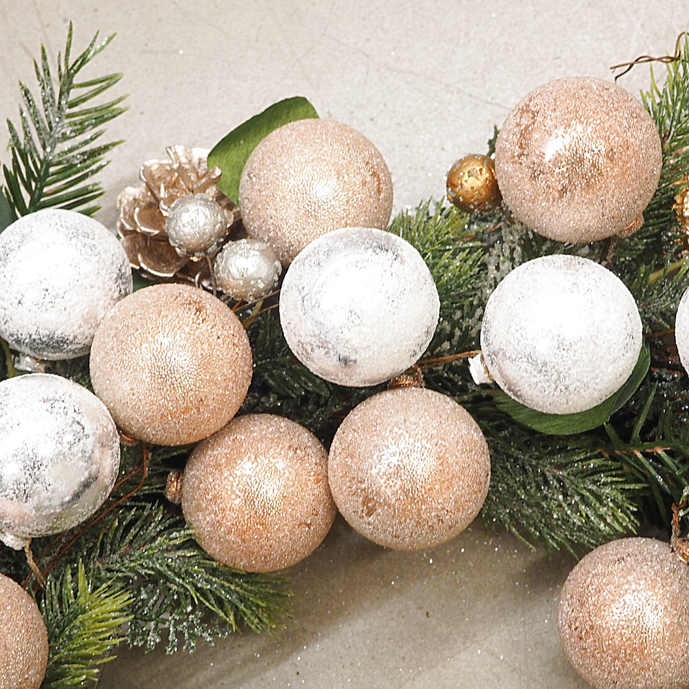 Deko Kranz Koppa Gingar Weihnachten Kugeln ø50cm
