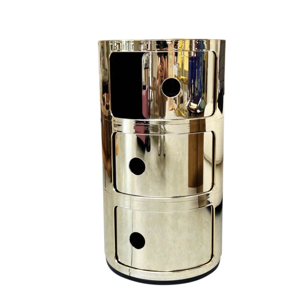 Design Container Componibili 3 Elemente goldfarben