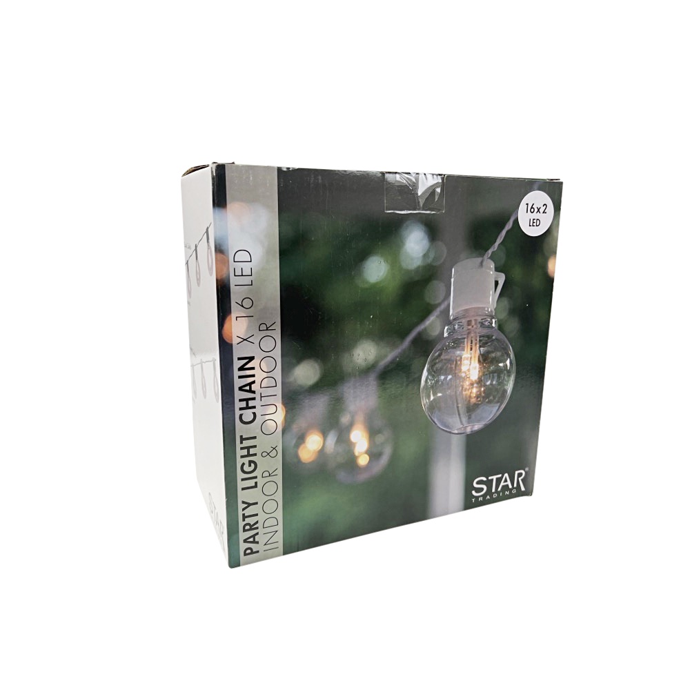Outdoor LED-Lichterkette Partaj ca. 950 cm lang 16 Lampions