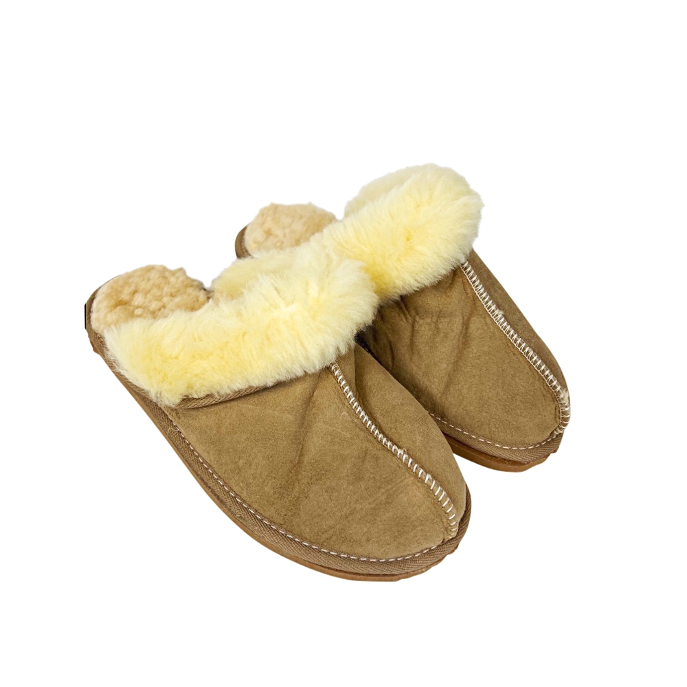Handgefertigte Schaffell-Pantoffeln Classic Gr. 39 Unisex