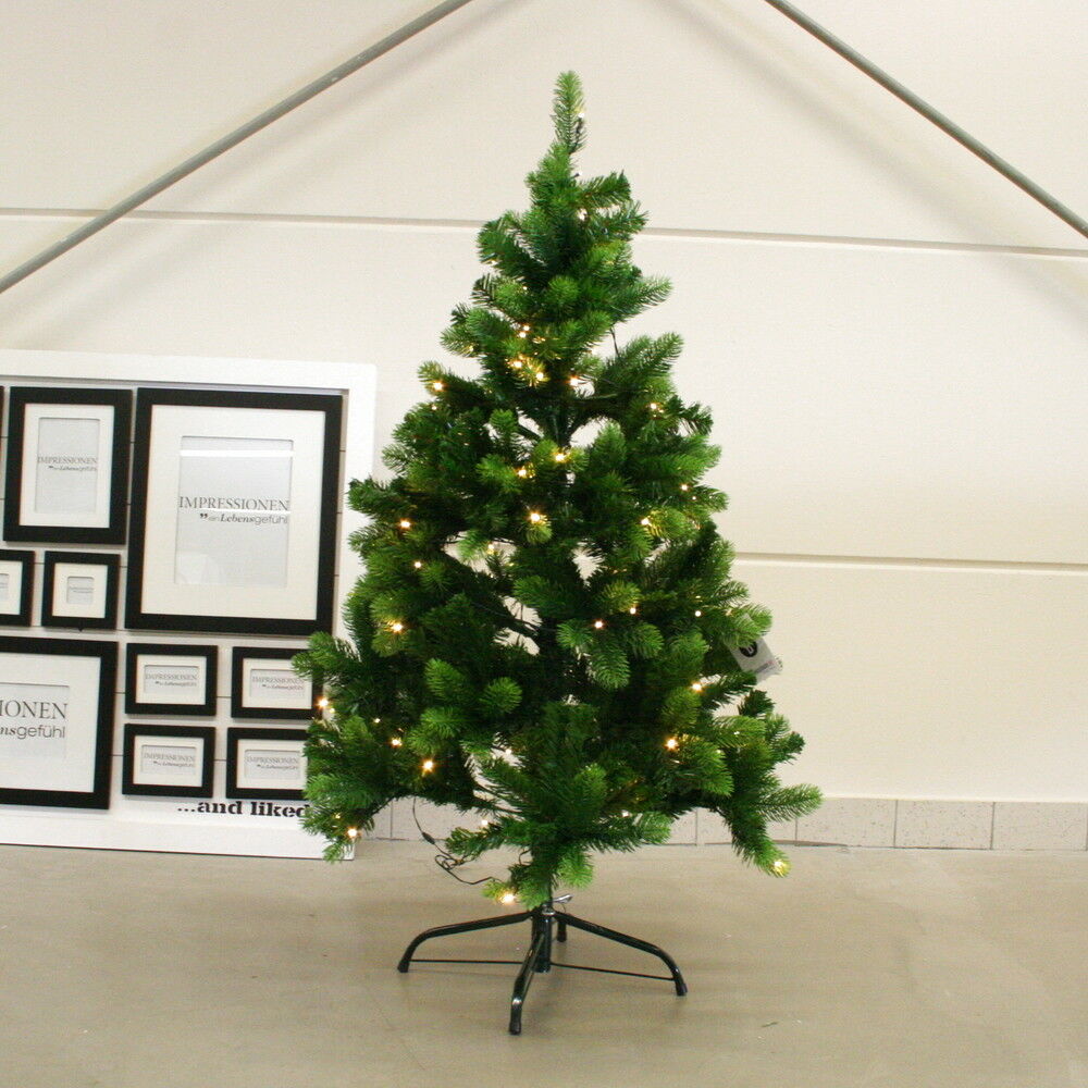 LED-Tannenbaum täuschend echt ca.120 cm LED Kunststoff Metall Klein