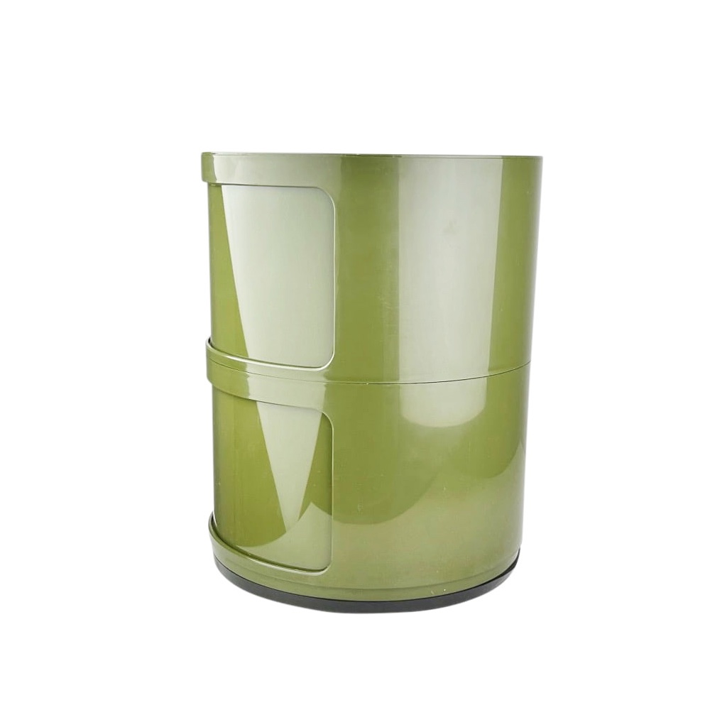 Design Container Componibili 2 Elemente grün glänzend Regal