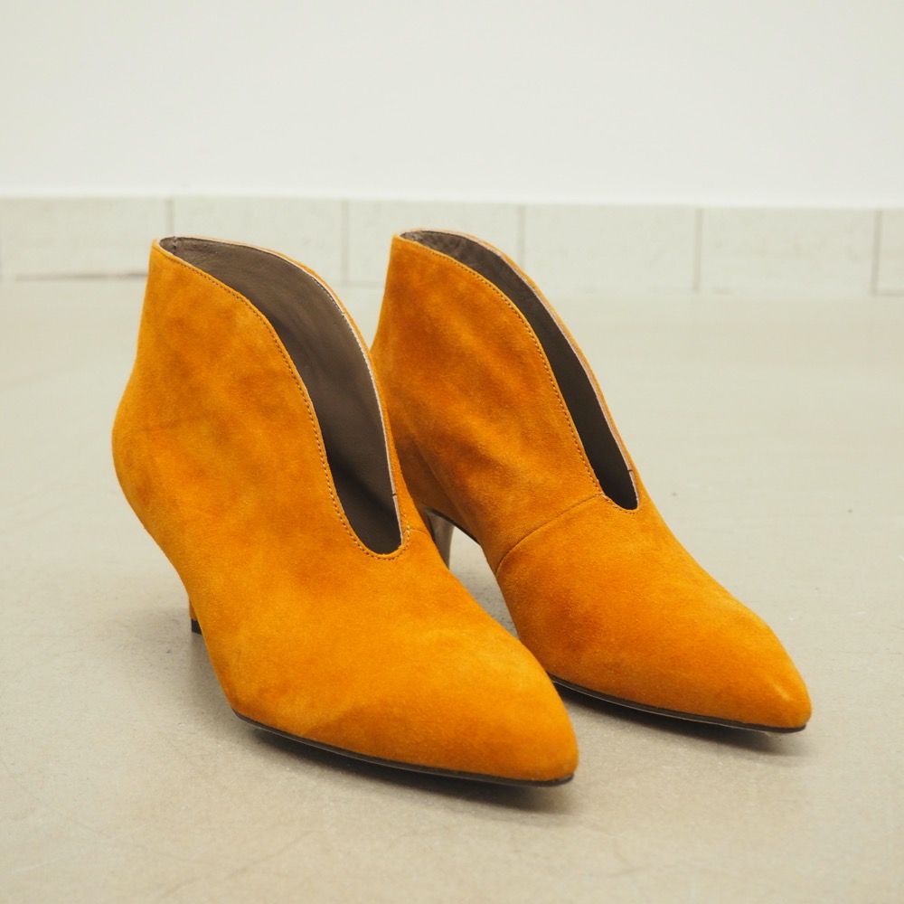 Leder-Pumps curry Gr. 39 hellbraun