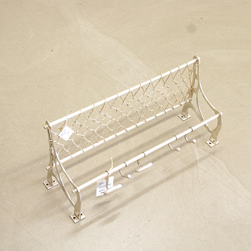 Garderobe Netzablage Haken Edelstahl Sisal