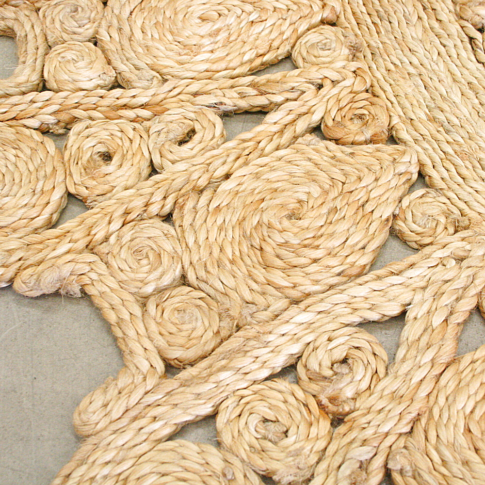 Juteteppich rund Ø ca. 120cm