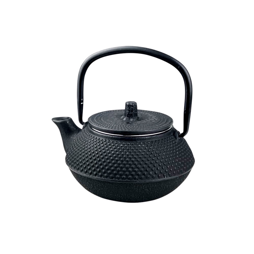 Tee-Wasserkessel WY Tea 350 ml Gusseisen B 12 cm H 14 cm Schwarz