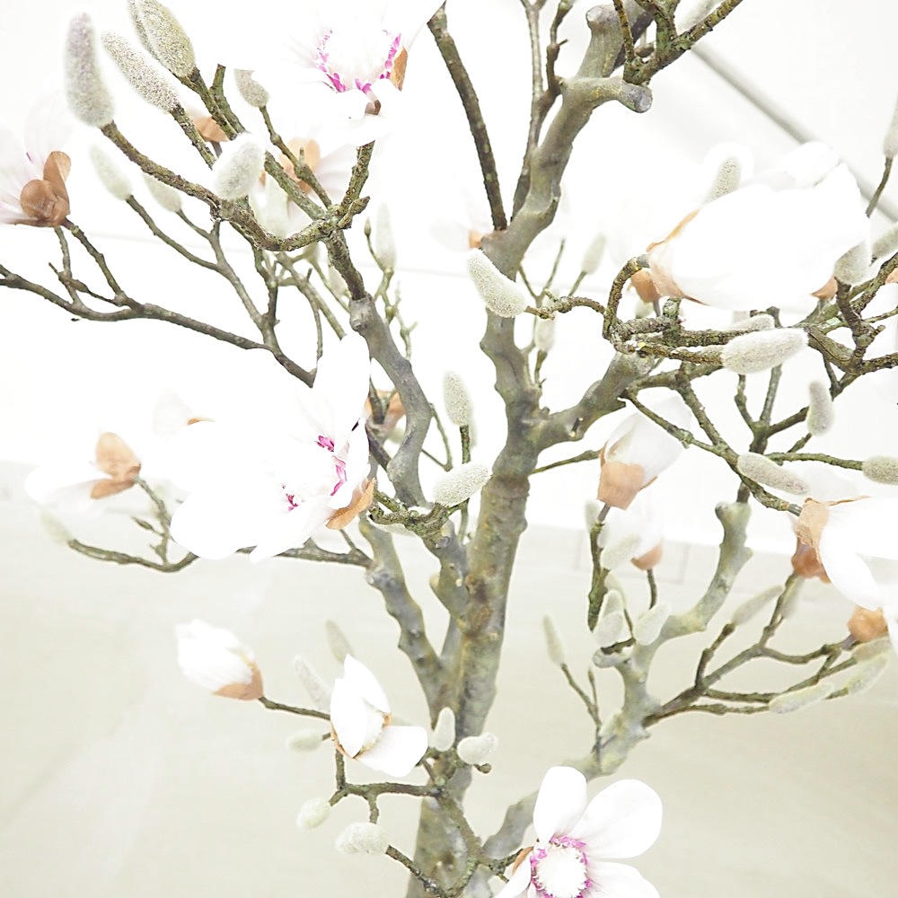 Kunstpflanze Magnolienbaum Gingar H160cm ø70cm