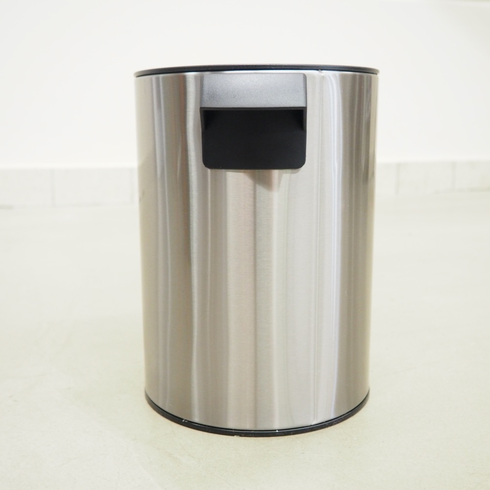 Abfalleimer Tenes mit Pedal-Funktion silberfarben 3L