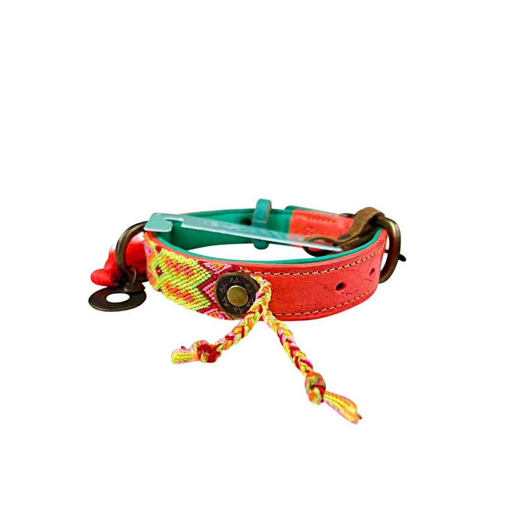 Handgefertigtes Leder-Hundehalsband Ginger Gr. L