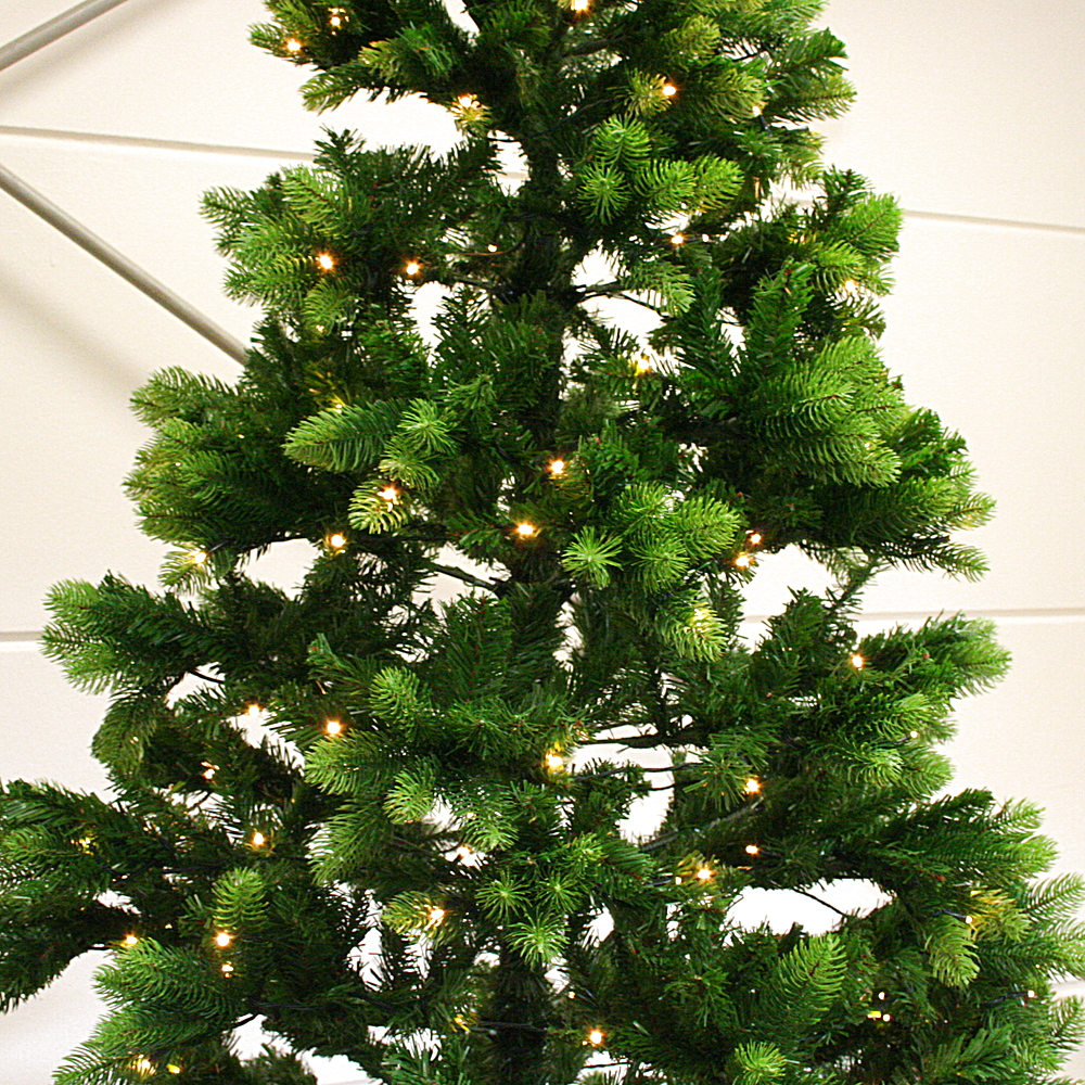 LED-Tannenbaum täuschend echt Kunststoff Metall LED groß ca. H236 cm