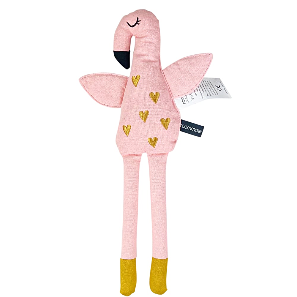 Kuscheltier Flamingo aus Baumwolle Rosa Geschenk