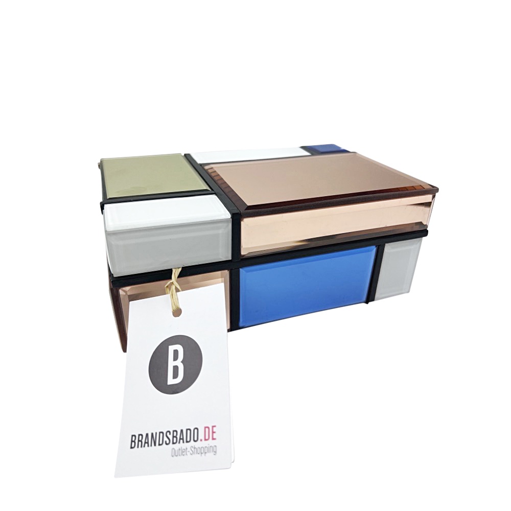 Schmuckbox Piet Glas Mehrfarbig Box Aufbewahrung