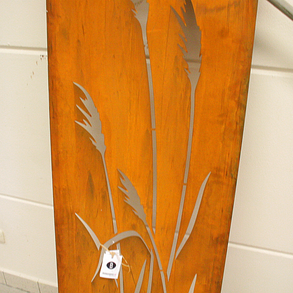 Deko-Objekt Rost-Sichtschutz Dünengräser ca. 150 cm hoch Gingar