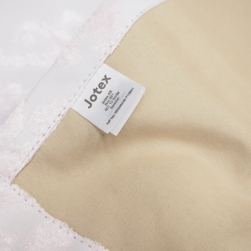 Samt-Vorhänge Simone 2 Stück 250 x 275 cm weiß rosa