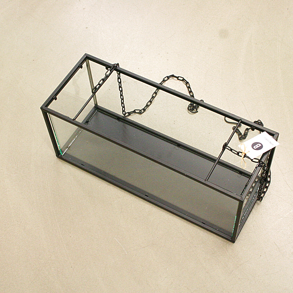 Deko Objekt Vitrine zum Hängen ca. B58 x T22 x H24 cm