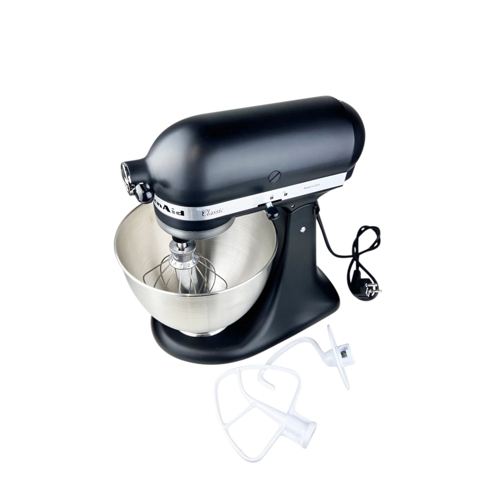 Küchenmaschine Classic, Matt Schwarz, 5-tlg. 5K45SSEBM