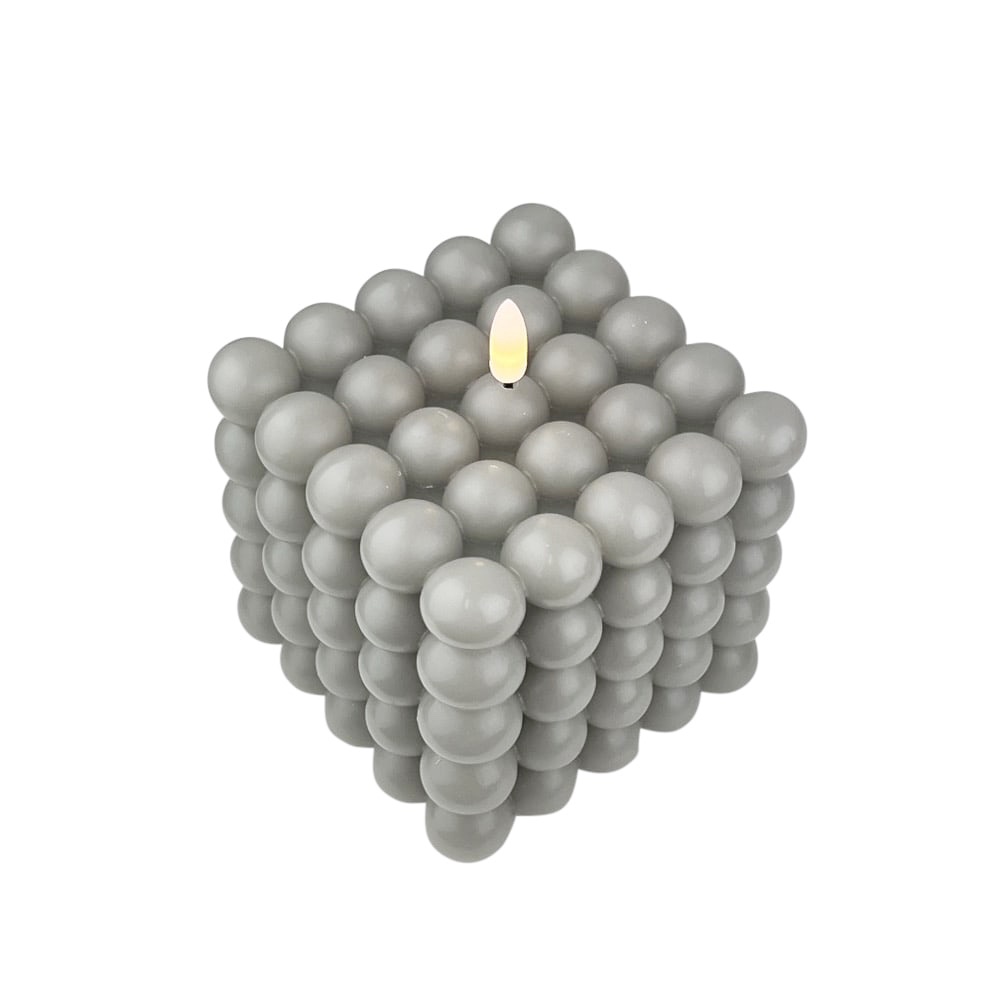 Batteriebetriebene LED-Kerze Bolle Flackerfunktion Timer