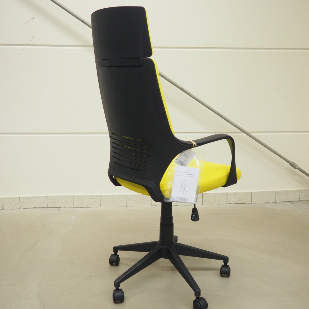 Bürostuhl Frame höhenverstellbar Wippfunktion modern gelb