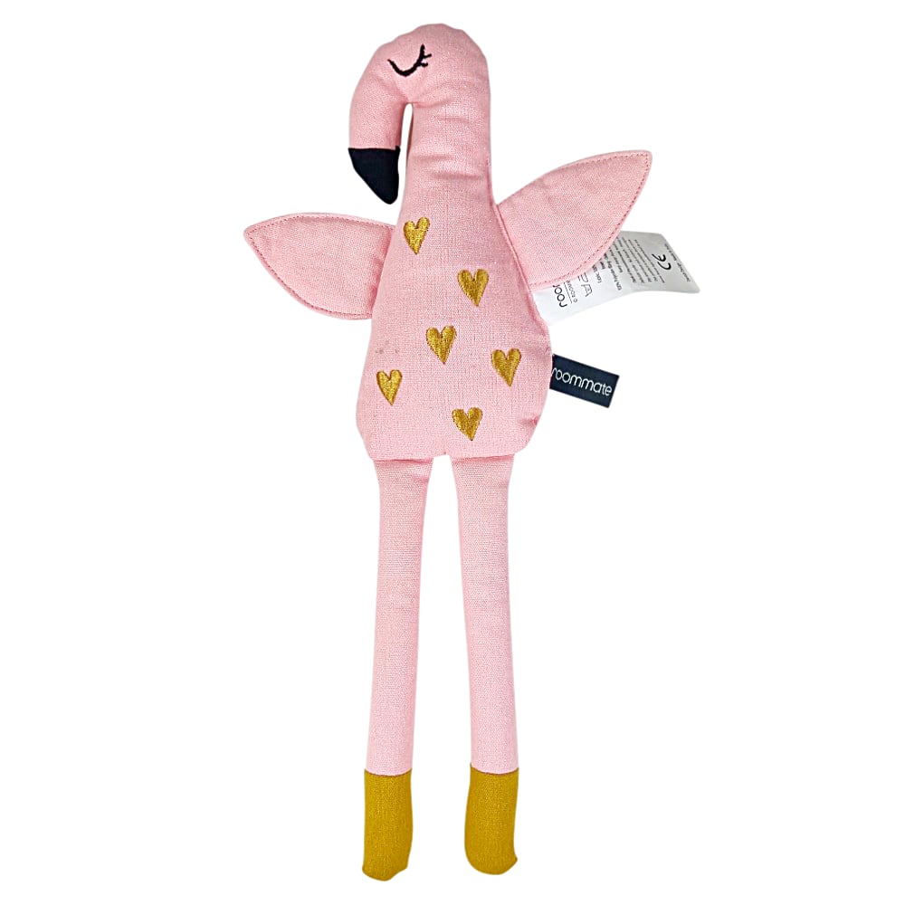 Kuscheltier Flamingo aus Baumwolle Rosa Geschenk