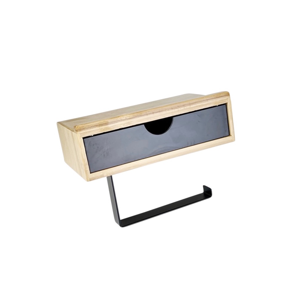 Bambus-Wand-Toilettenpapierhalter Hanna Schwarz