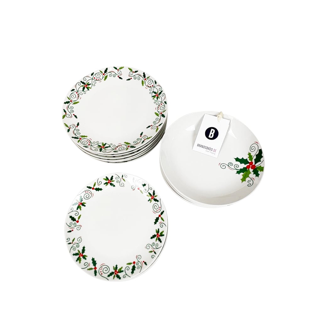 Geschirr-Set Christmas Holly, 18-tlg. XMAS Motiv
