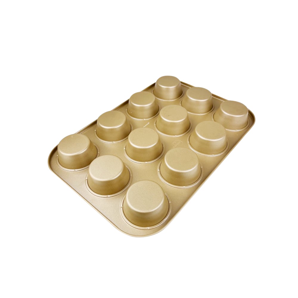 Muffinform Gold für 12 Muffins