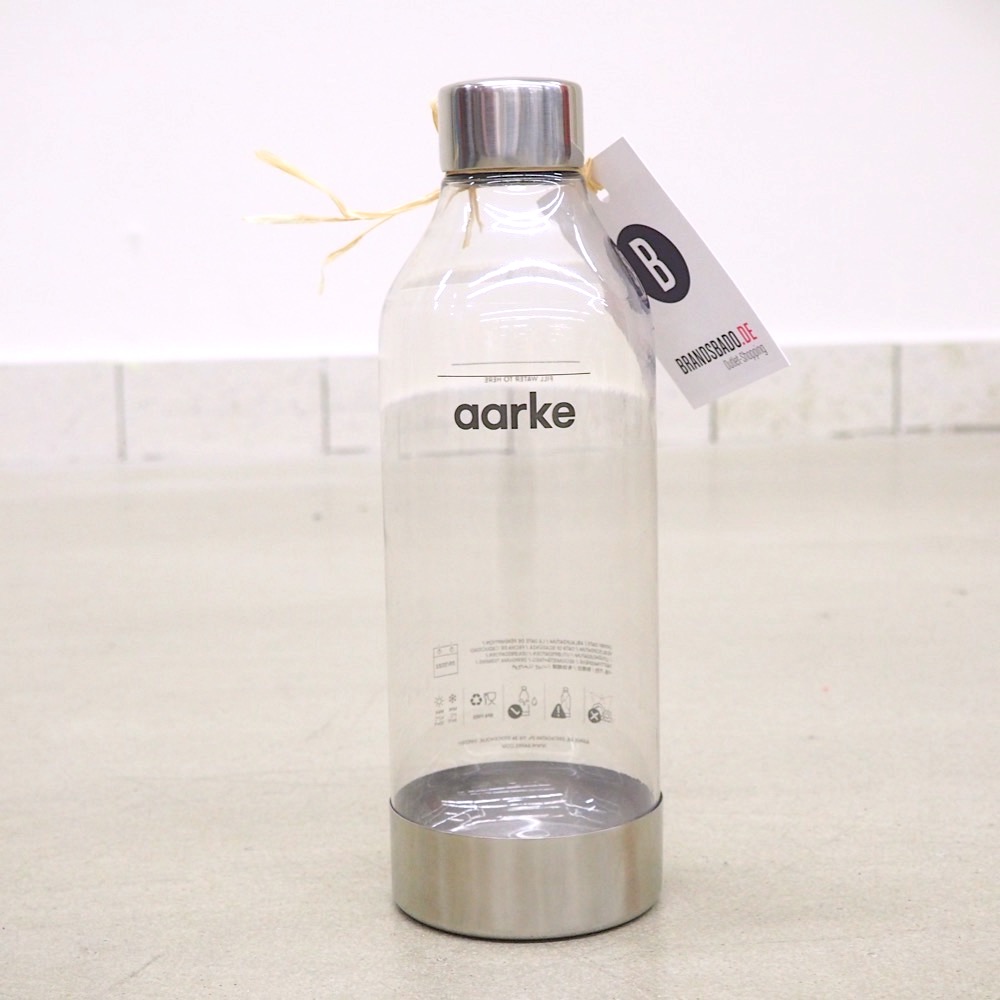 Wasserflasche Mila 1L Kunststoff transparent