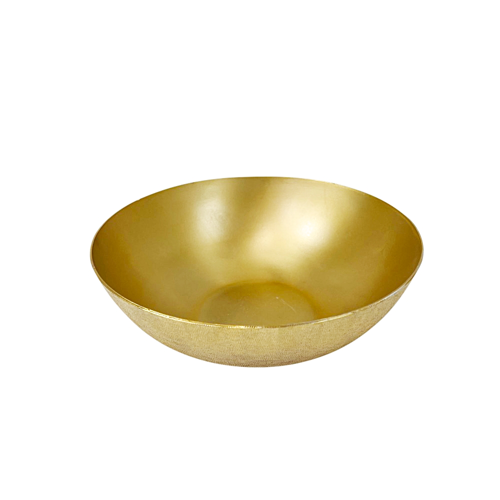 Aulica Deko-Schüssel Simple in Gold matt  ca. Ø 25 x H 8 cm