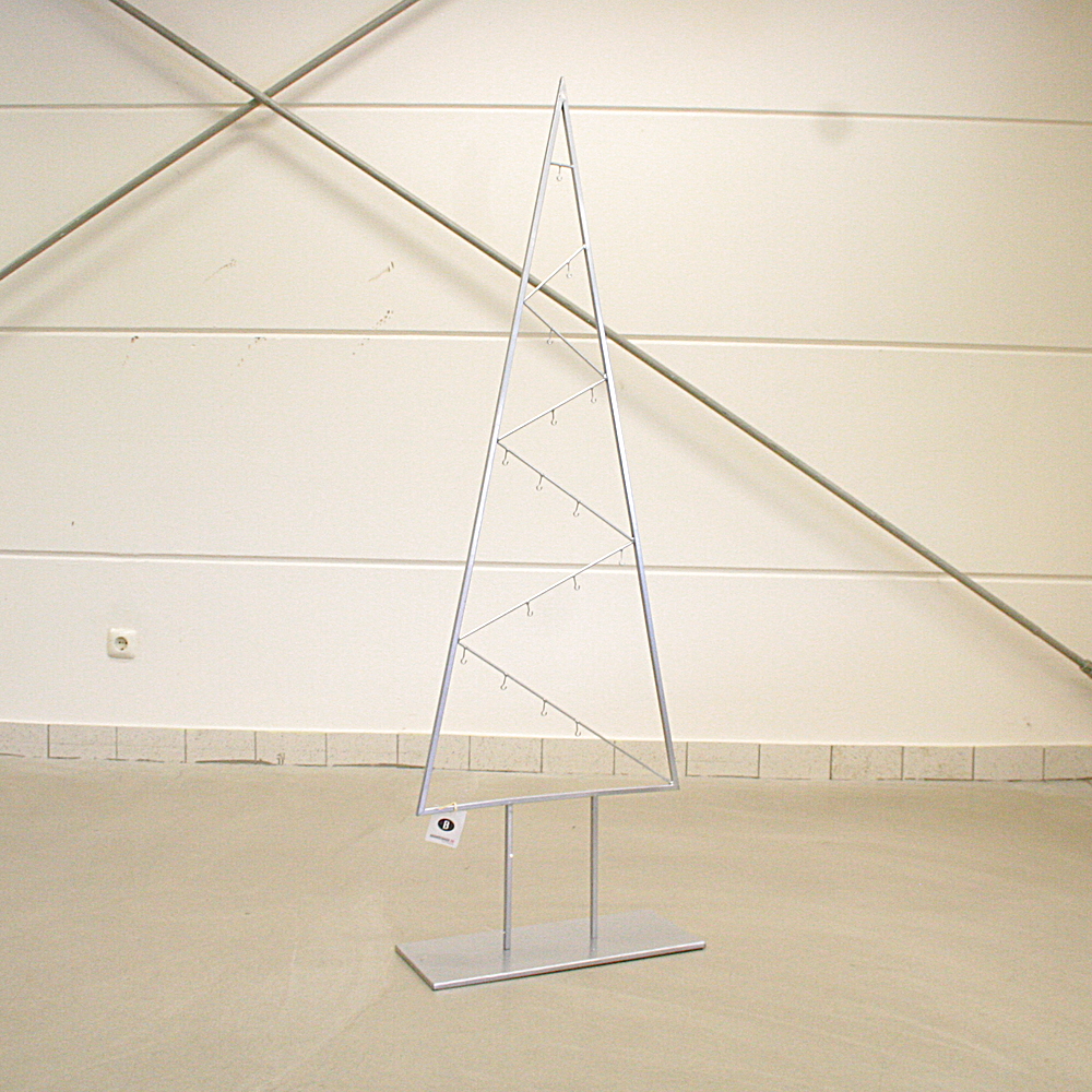 Weihnachtsbaum Zickzack ca. H150 cm Grau /silber
