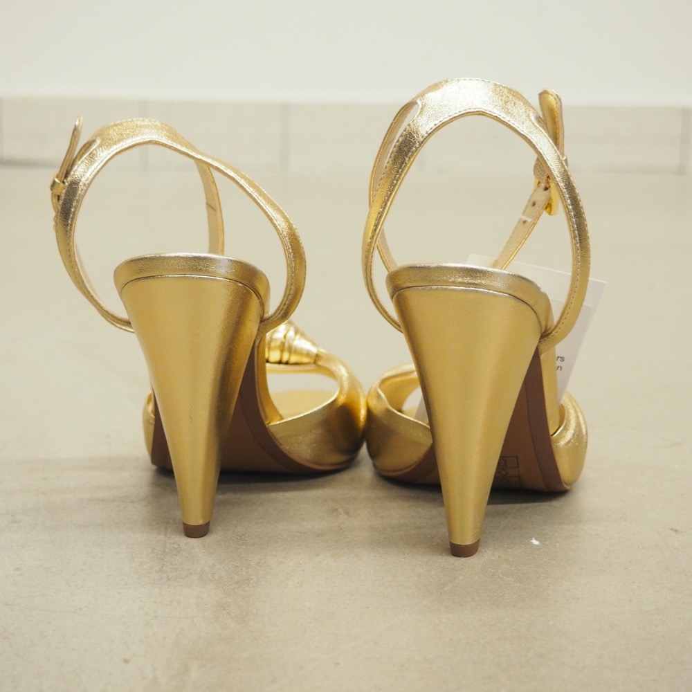 Sandaletten Sandale goldfarben Gr. 37