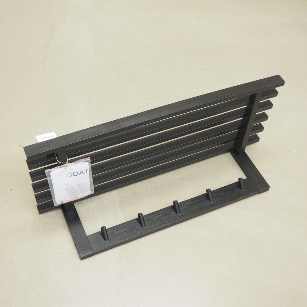 Eichenholz-Wandgarderobe Uno B 80cm H 24cm T 33cm