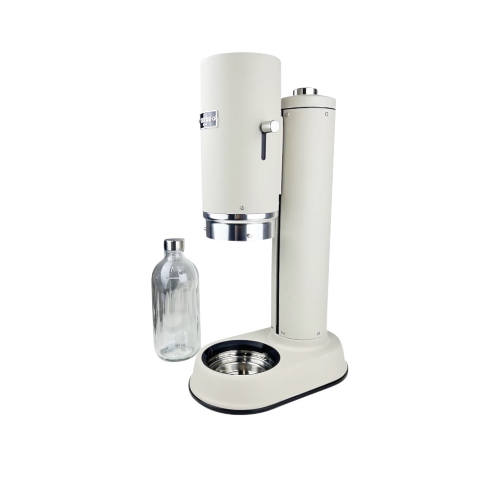 Wassersprudler-Set Carbonator Pro Edelstahl Glas Sand 700 ml