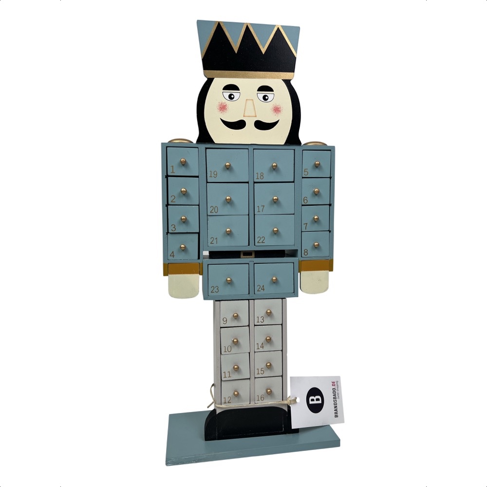 Adventskalender Johannes befüllbar ca. H 46cm