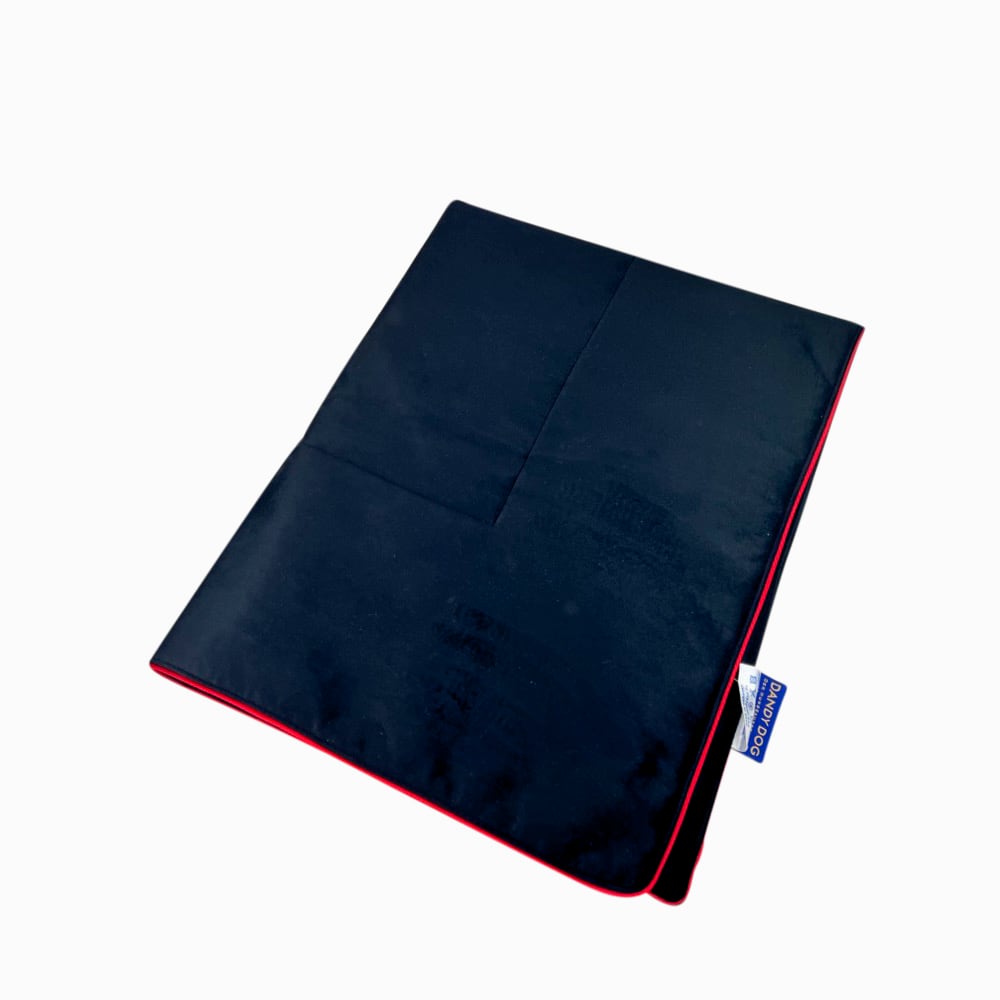 Samt-Hundedecke Magic Velvet  Größe L schwarz ca. 100 x 80 cm