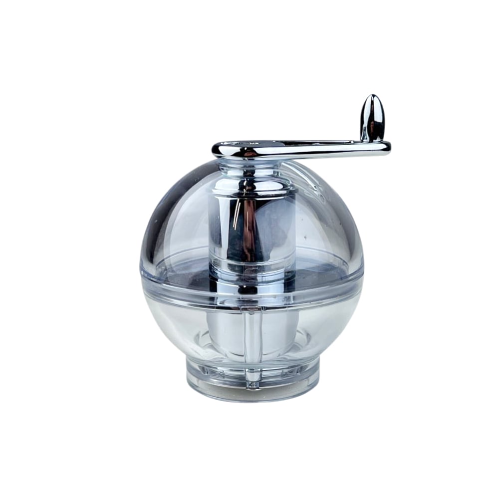 Muskatmühle Tidore Silberfarben Transparent Deko