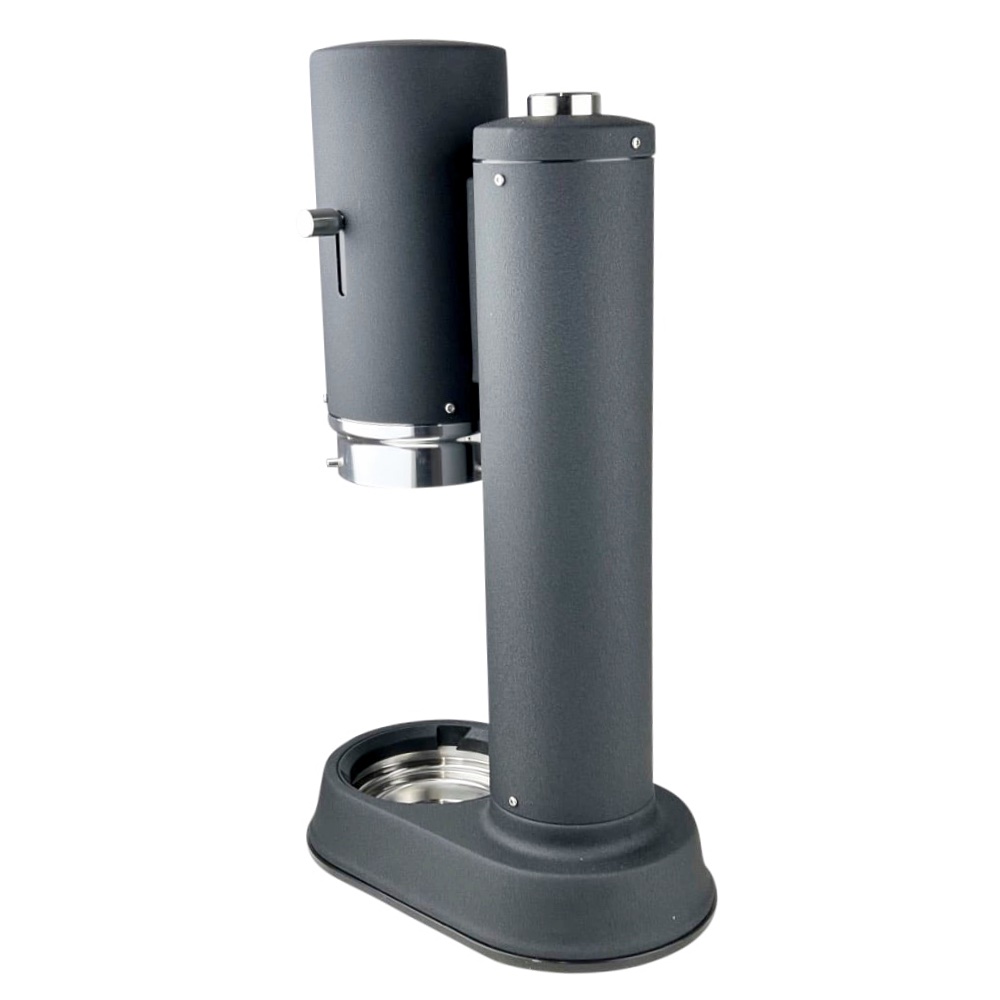 Wassersprudler Carbonator Pro 3-tlg. Schwarz 800 ml Edelstahl Glas