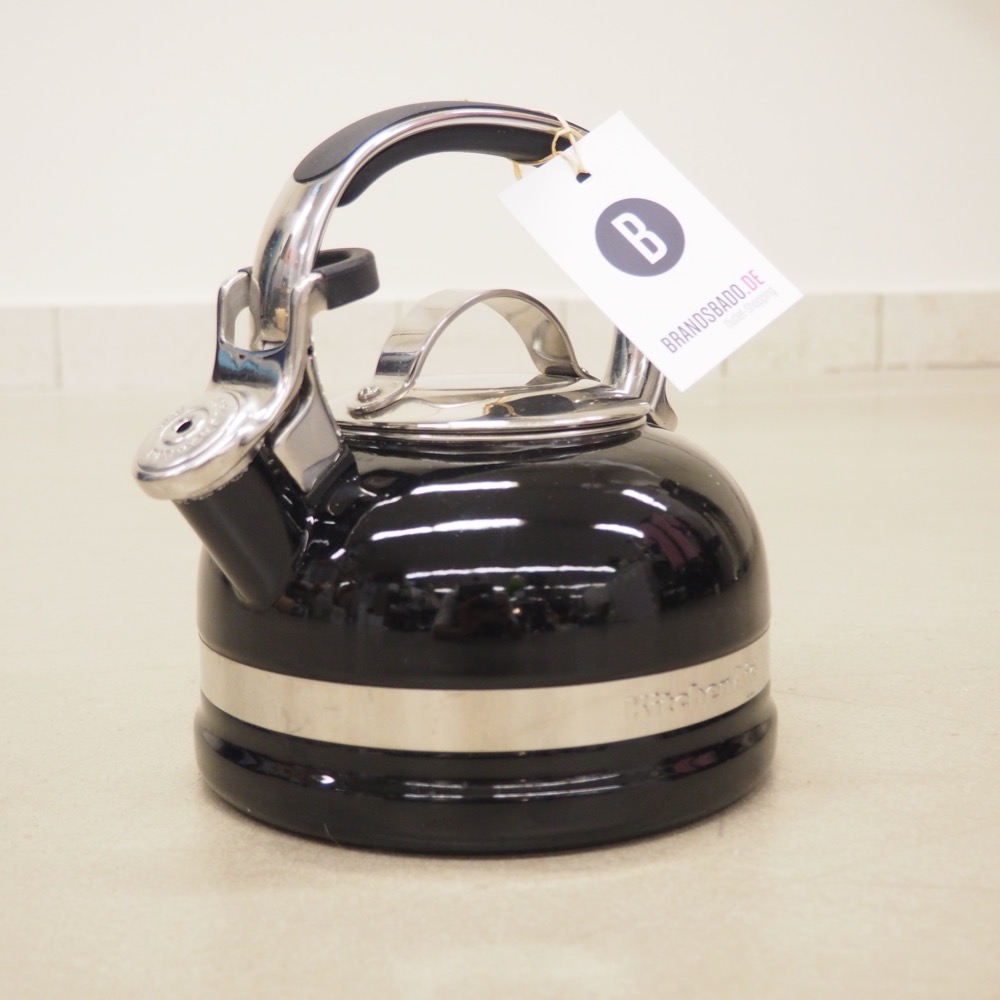 Wasserkessel Onyx Schwarz Wasserkocher Retro-Design 1,9 L