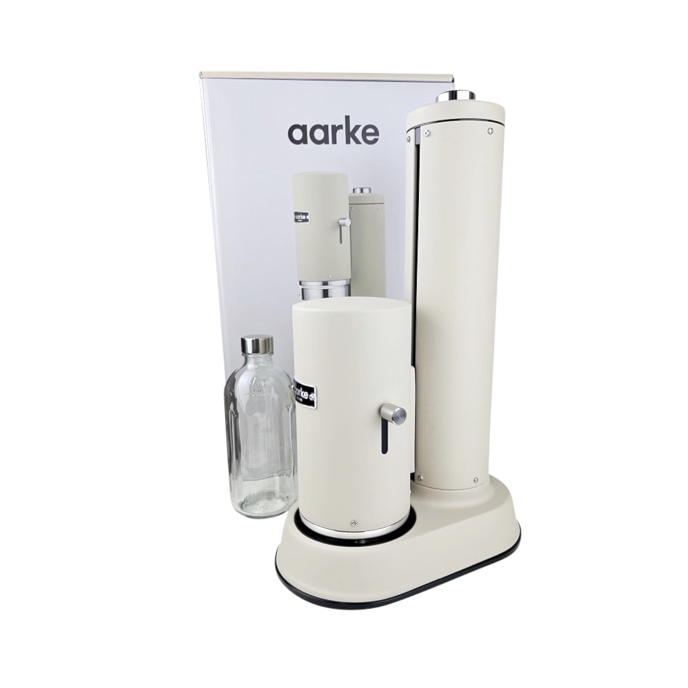 Wassersprudler-Set Carbonator Pro Edelstahl Glas Sand 700 ml