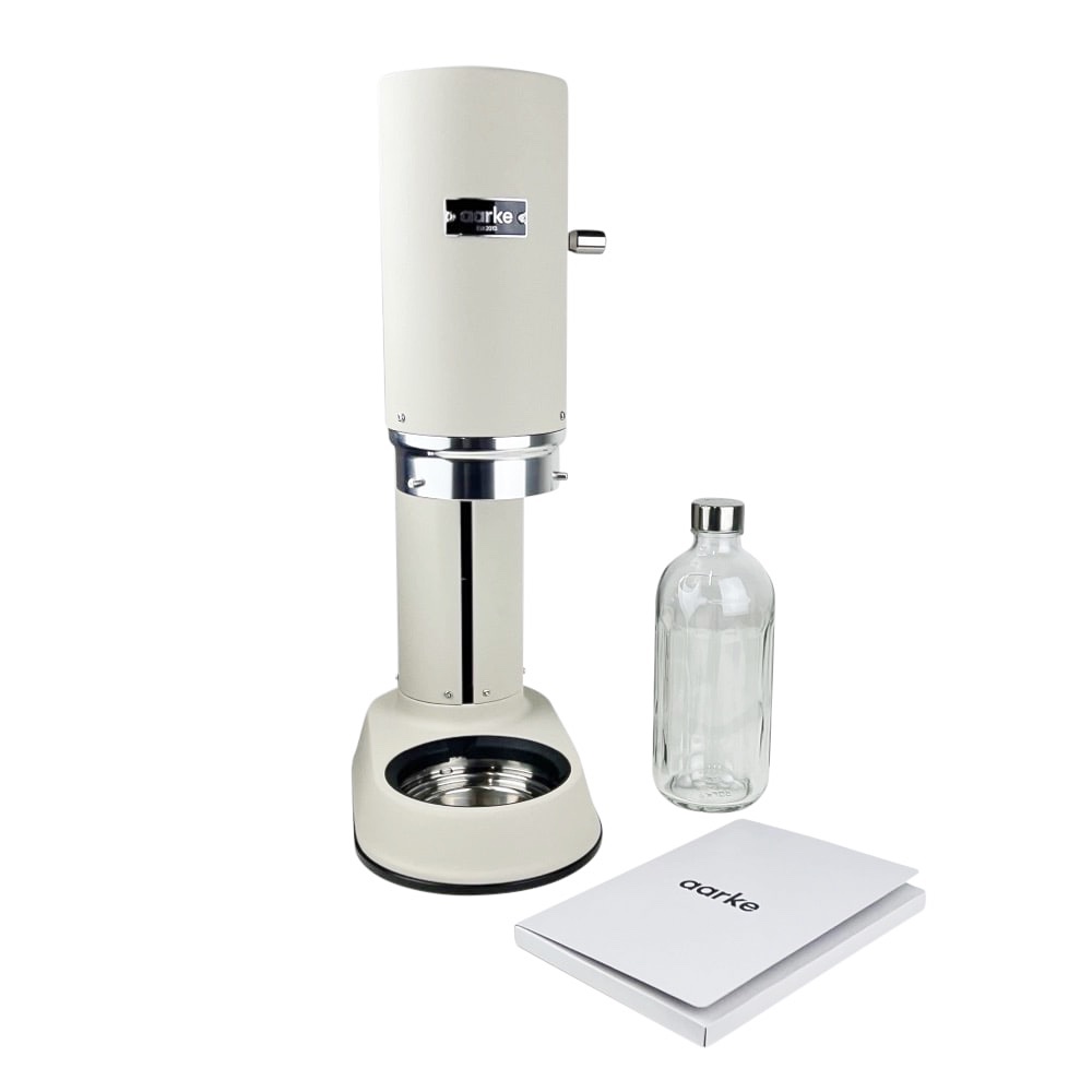 Wassersprudler-Set Carbonator Pro Edelstahl Glas Sand 700 ml