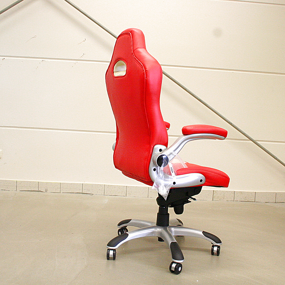 Bürostuhl Racing höhenverstellbar rot