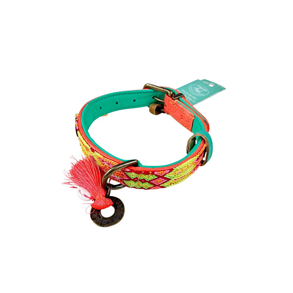 Handgefertigtes Leder-Hundehalsband Ginger Gr. L