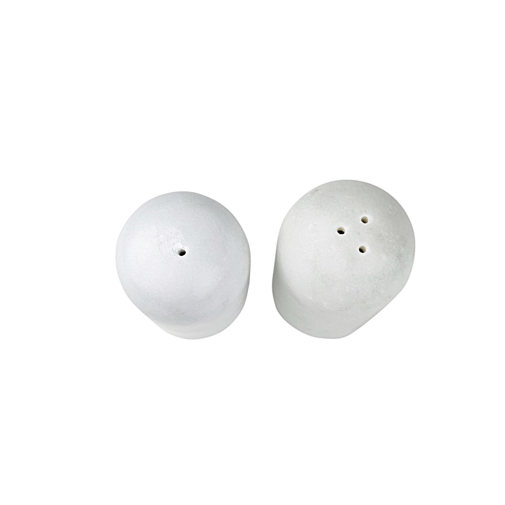 Marmor Salz- und Pfefferstreuer Isop 2er-Set modern hell