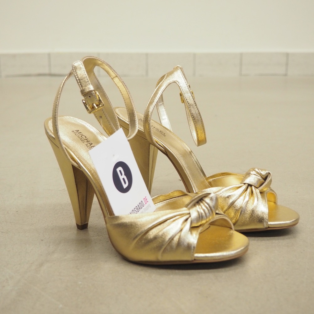 Sandaletten Sandale goldfarben Gr. 37