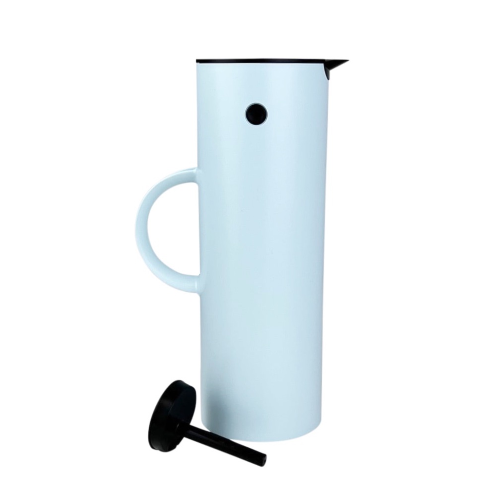 Isolierkanne EM77 1 Liter Hellblau Kunststoff Glas 30 cm