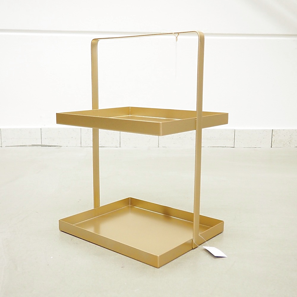 Deko-Etagere Oro Schneider goldfarbig