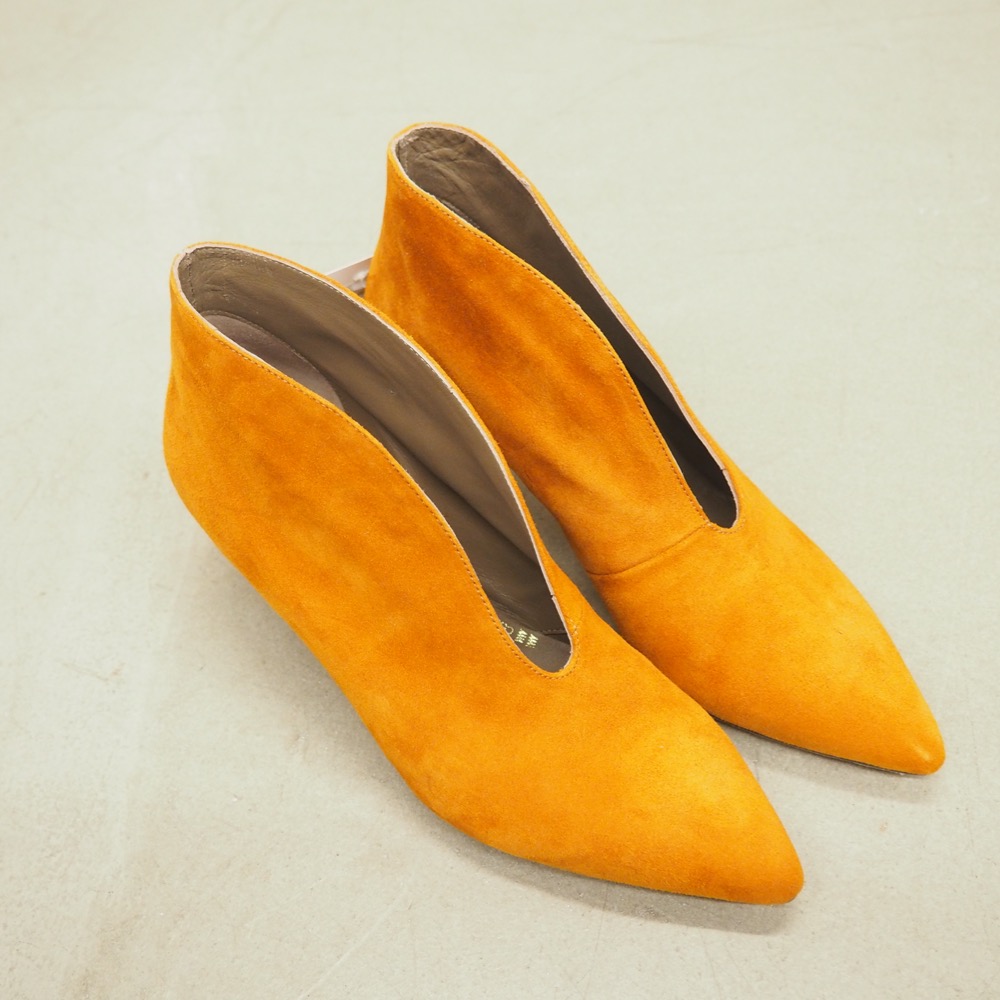 Leder-Pumps curry Gr. 39 hellbraun