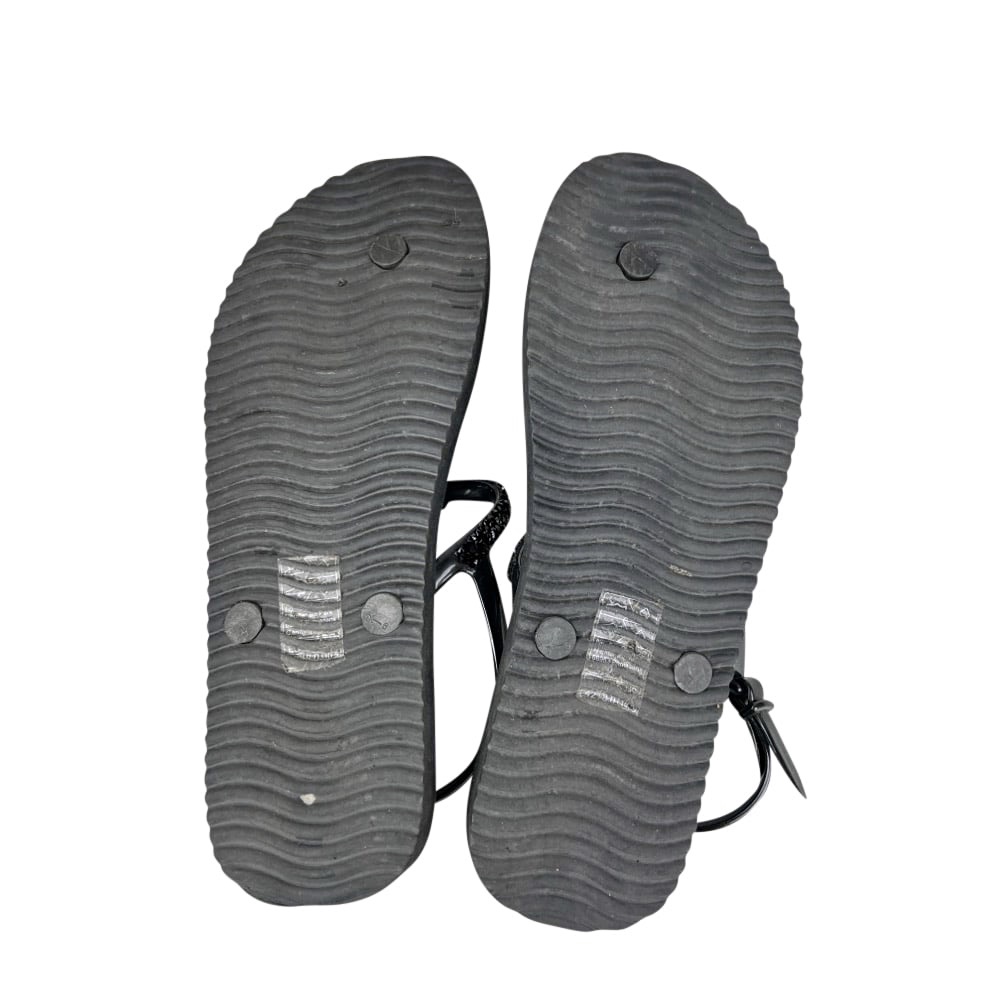 Sandalen Sparkle 42 schwarz Plateau-Höhe 2 cm