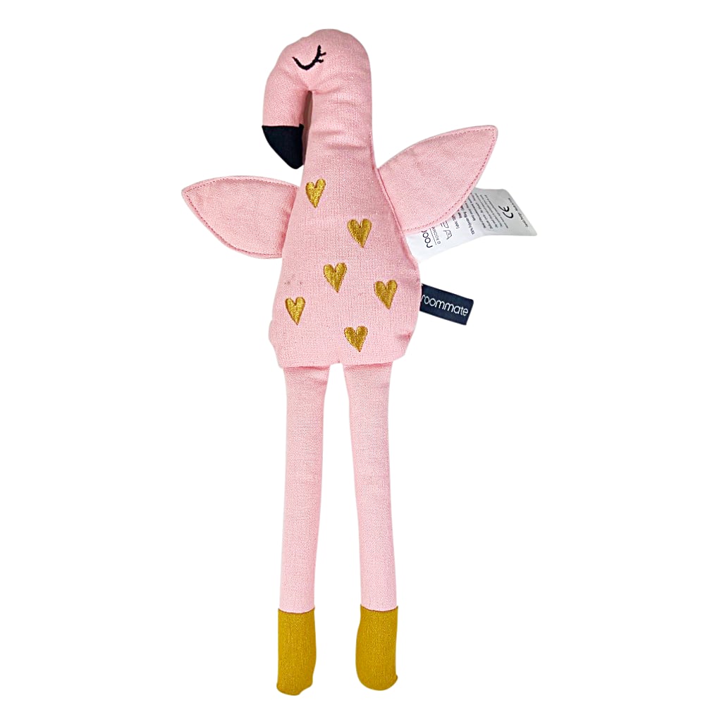 Kuscheltier Flamingo aus Baumwolle Rosa Geschenk