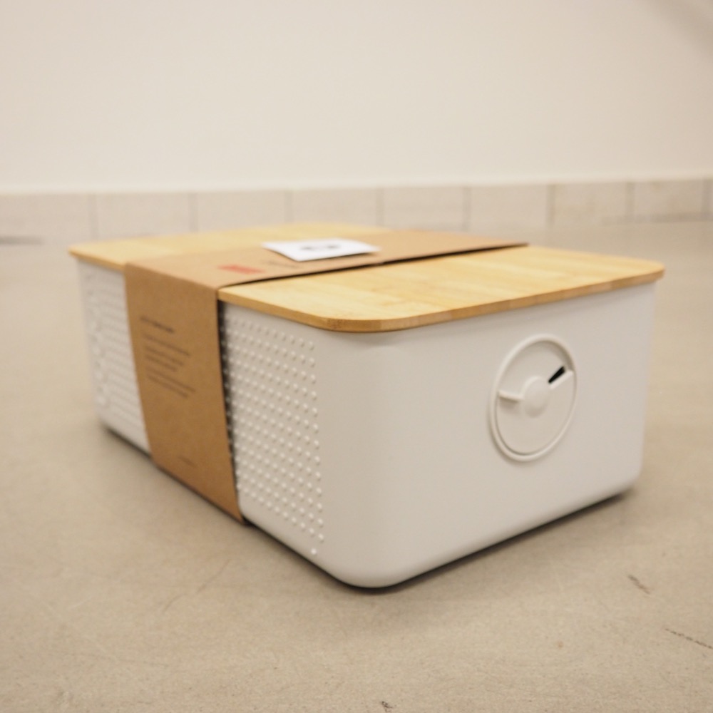 Brotkasten Bistro Kunststoff Bambus 37x14x24 cm